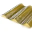 Golfplaten polycarbonaat 2,8 mm sinus 76/18 honinggraat structuur brons