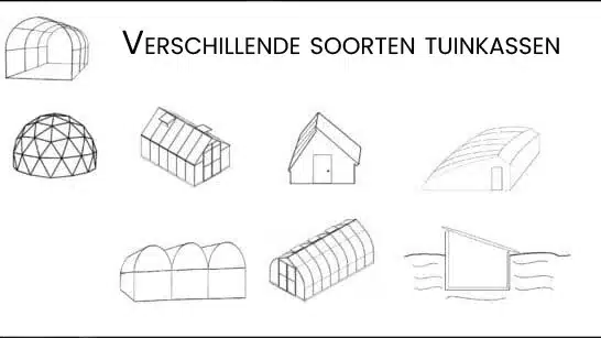 Polycarbonaat tuinkas - zelf bouwen 2 Selecteer het type kas voor uw tuinkas voor het kweken van gewassen