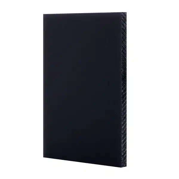 Plexiglas zwart kleur mat product foto deglas GS acrylglas